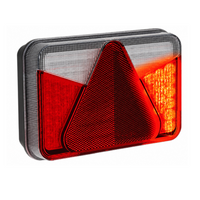 ASPÖCK MULTILED V rear lamp bayonet 8PIN 5 functions left