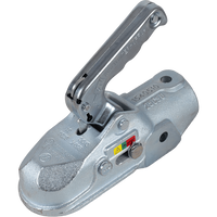WINTERHOFF WW 350-RB-K1212 ball hitch for a 3500kg trailer with a 50mm cast iron pipe drawbar