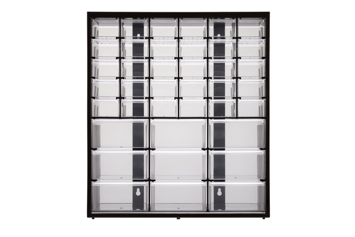 Workshop organizer with 39 drawers STANLEY OPP cabinet 367x435mm