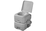 ProPlus 370415V01CR Portable Camping Toilet Gray 10L/20L