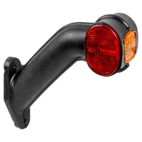 ASPÖCK SUPERPOINT II right marker lamp on a rubber arm with a side cable