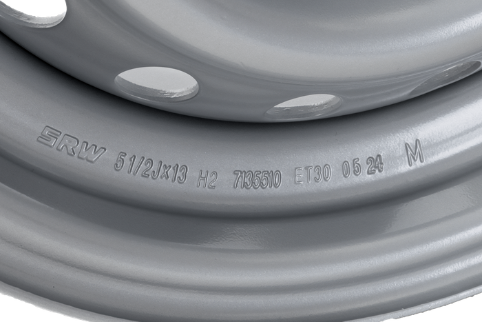 Steel rim for UNITRAILER trailer 5.5Jx13"H2 5x112 ET:30