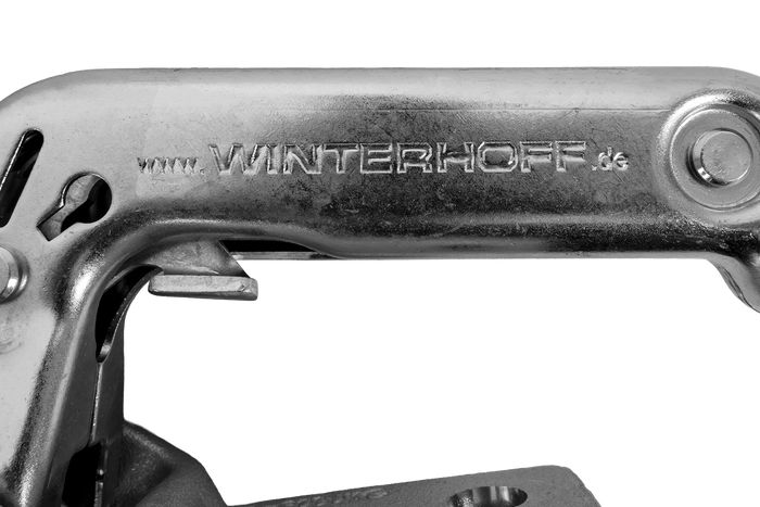 WINTERHOFF WW 30-D3-K1212 ball hitch for 3000kg trailer with 50-51mm pipe drawbar, cast iron