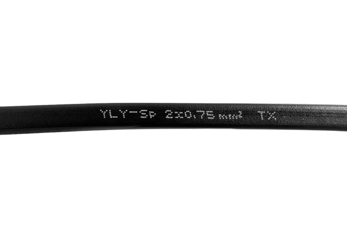 TEXSIM YLY-Sp 2x0.75 two-core flat electric cable - 1m