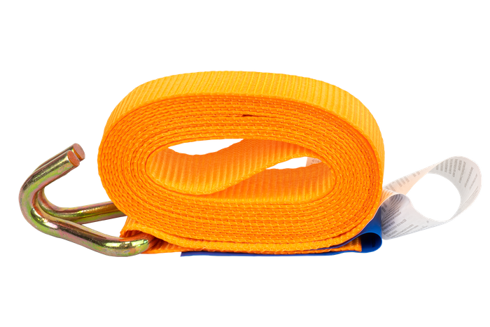 Set of four KAMAR 3m/25mm/0.8t orange transport belts with tensioner