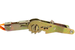 Set of four UNITRAILER 6m/25mm/1t orange transport belts with tensioner
