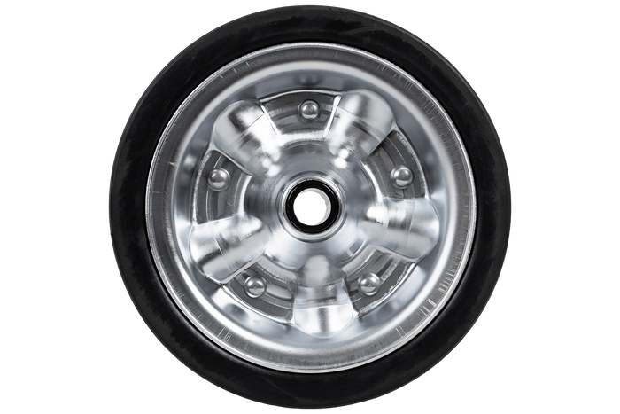 Spare wheel for the KNOTT 405725.001 jockey wheel made of solid rubber 225x65mm