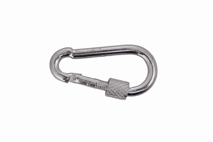 Snap hook with safety for ropes DROMET KSZ.4.40 fireman's snap hook 4x40mm