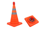 ProPlus 540319 LED Traffic Cone, Foldable Warning Cone, 41cm
