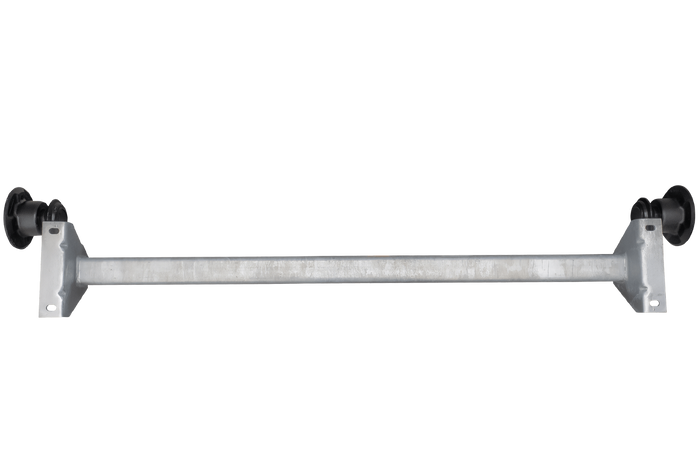 KNOTT VG7-L unbraked axle for UNITRAILER trailer 750kg 1260mm 1560mm 4x100