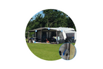 Set of three clips for securing the awning of the ProPlus trailer tent 361735