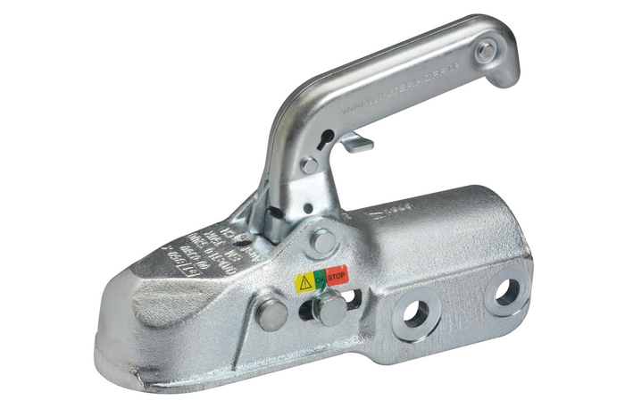 WINTERHOFF WW 350-RC-H1414 ball hitch for 3500kg trailer with 60mm pipe drawbar, cast iron