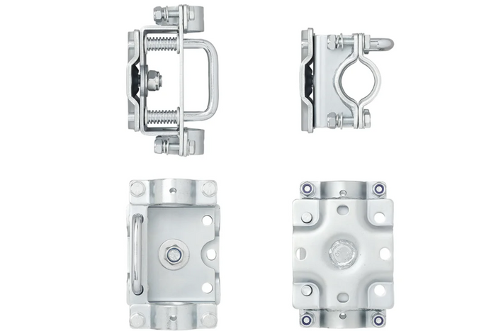 Clamp for ProPlus 341532V01 jockey wheel with tilt function 48mm