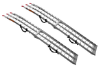 UNITRAILER ALR002 foldable ramps aluminum ramps for trailers 221cm 680kg with belt, set of 2