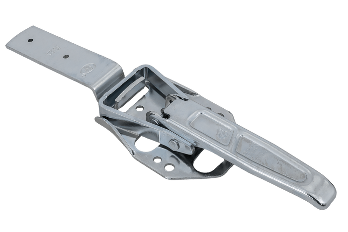 Side hitch with STEELPRESS ZB-04+Z-01A fastener for complete trailer side closure