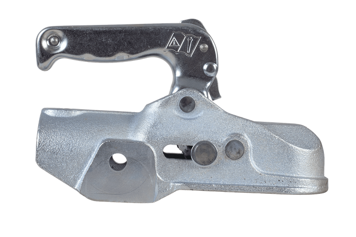 WINTERHOFF WW 350-RB-K1212 ball hitch for a 3500kg trailer with a 50mm cast iron pipe drawbar