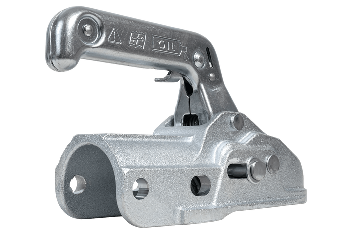 WINTERHOFF WW 30-K+Z ball hitch for a 3000kg trailer with a 35-51mm pipe drawbar, cast iron