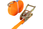 UNITRAILER 12m/25mm/1t orange tie-down strap with tensioner