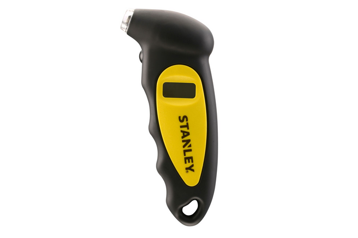 STANLEY Automotive Digital Tire Pressure Gauge 0-6.2 bar range