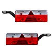 ASPÖCK EUROPOINT III LED bayonet tail lights 7PIN ASS2 with horn 7 functions left+right