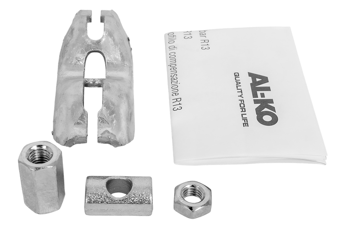 Single tow bar for AL-KO brake cables for a single-axle trailer
