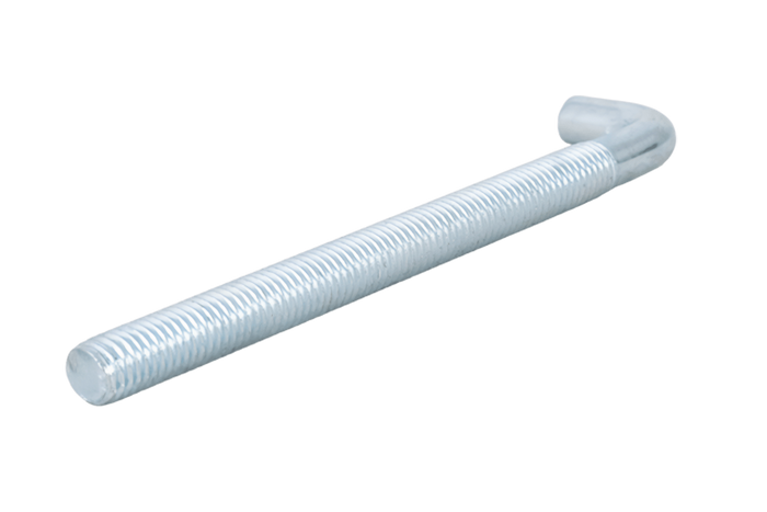 DROMET HP M6x90 construction hook with angled end (straight)