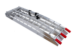 UNITRAILER ALR002 foldable ramp aluminum ramp for trailer 221cm 340kg with belt