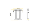 LOKHEN RIGHT document container box for truck trailer 367x318mm