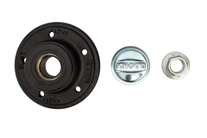 Set: Wheel hub assembly and bearing kit by KNOTT 112x5
