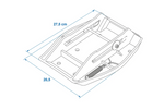 Set of four ProPlus 361519 trailer stabilizer support pads with spring 20.5x27.5cm