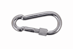 Snap hook with safety for ropes DROMET KSZ.7.70 fireman's snap hook 7x70mm
