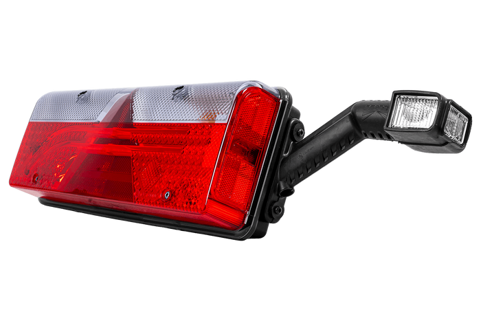 ASPÖCK EUROPOINT III LED bayonet tail lights 7PIN ASS2 with horn 7 functions left+right