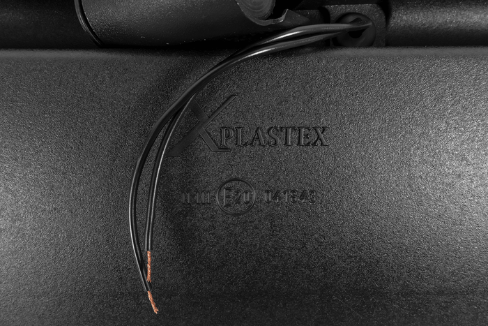 Heated side mirror PLASTEX LP0350E for agricultural machinery 361x178mm