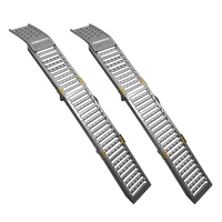 UNITRAILER ALR005 foldable ramps steel drive-on ramps for trailers 200cm 500kg set of 2