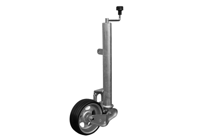 UNITRAILER automatic jockey wheel with handle 500kg 60mm 660-904 mm