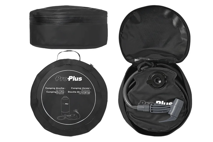 Portable travel shower ProPlus 770407 mobile shower with foot pump 11 l