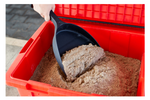 DAKEN 86014 PITBOX box for bulk materials, container for sand, road salt 655x570x520mm 108.5l