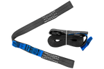 Set of two HILLS 3m/25mm/1t transport belts with tensioner and two 0.45m harnesses for securing the motorcycle