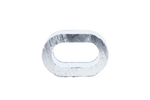 Aluminum connector for DROMET ZLA.4 ropes, sleeve for 4mm ropes